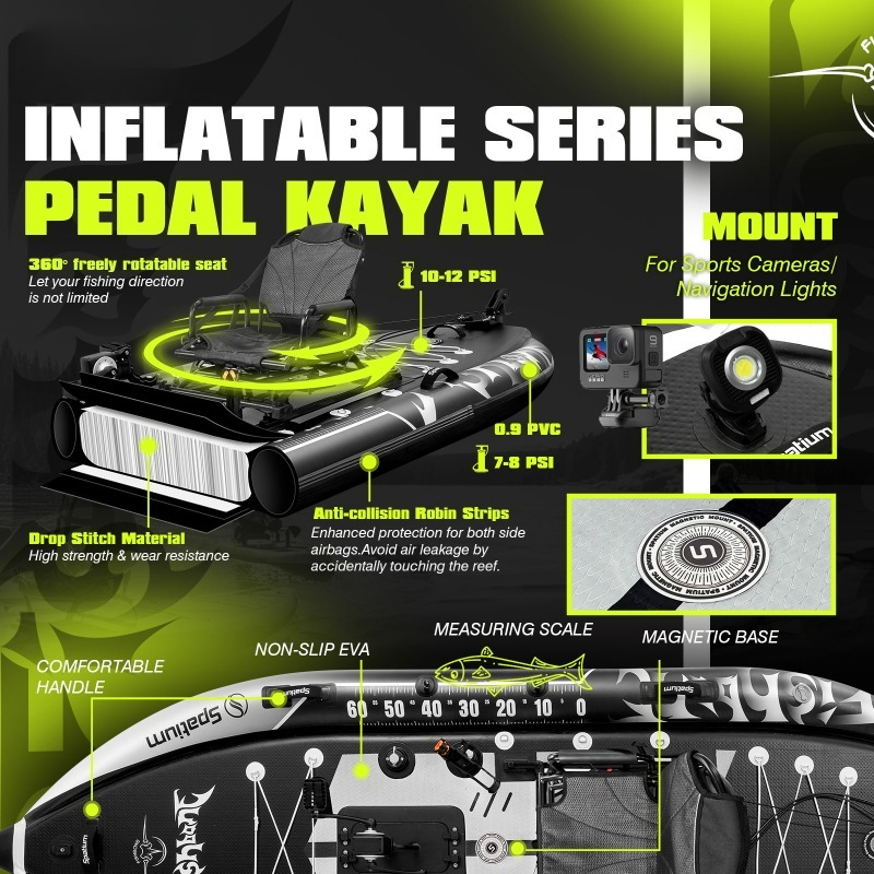 Spatium Anti Seawater Corrosio - Fishing Kayak Seat ulasan dan harga